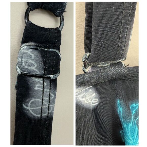 Torrid Flounce Bikini Swim Set 1X 14 16 Tropical Neon Print High Waist Bottom - Picture 13 of 16